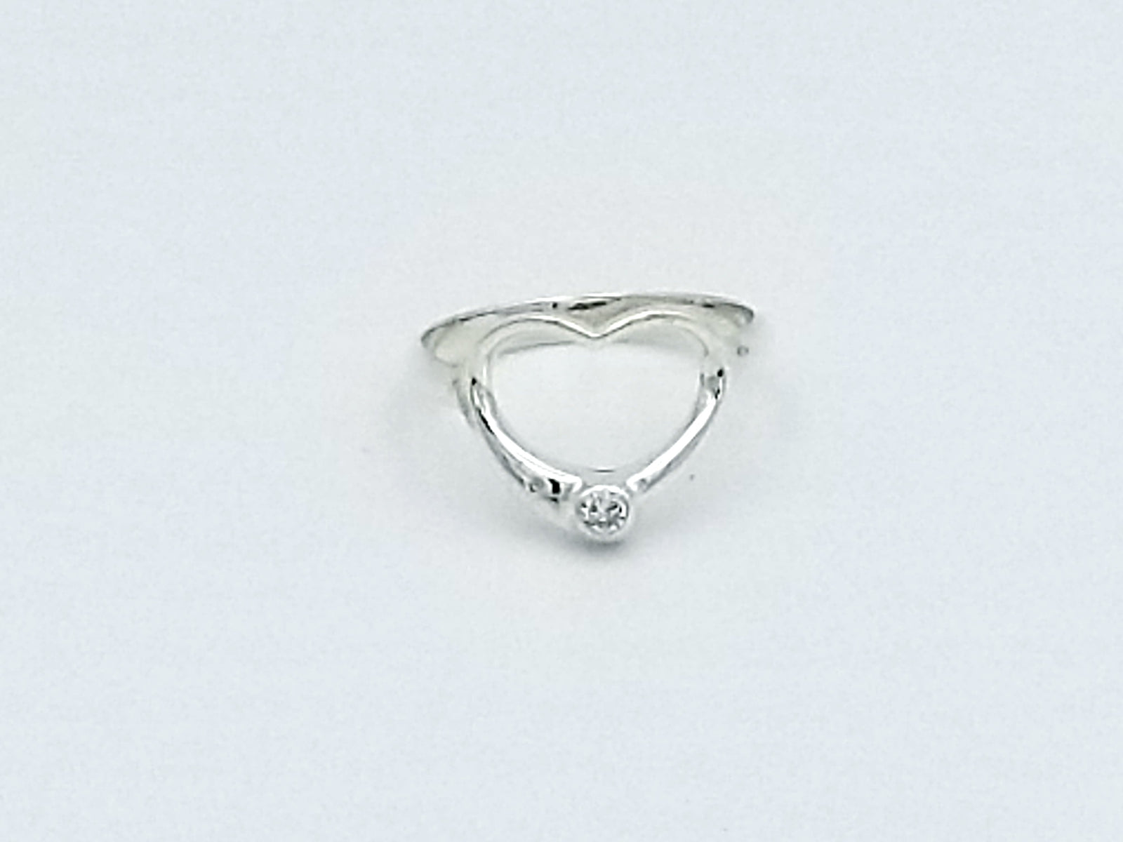 Heart and Zirconia Ring