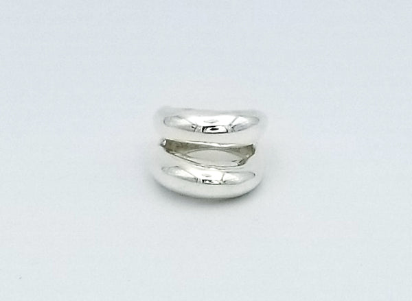アクセサリー Silver houses silver ring Double Arc Ring - TBJOUX Sterling Silver
