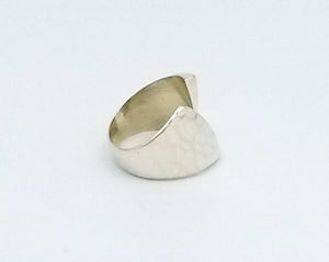 Hammered Open Ring