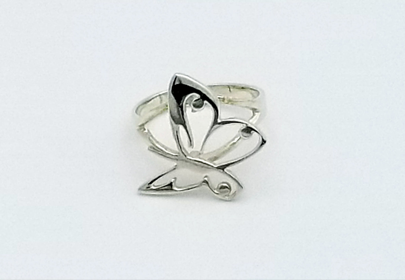 Sterling Silver Butterfly Ring