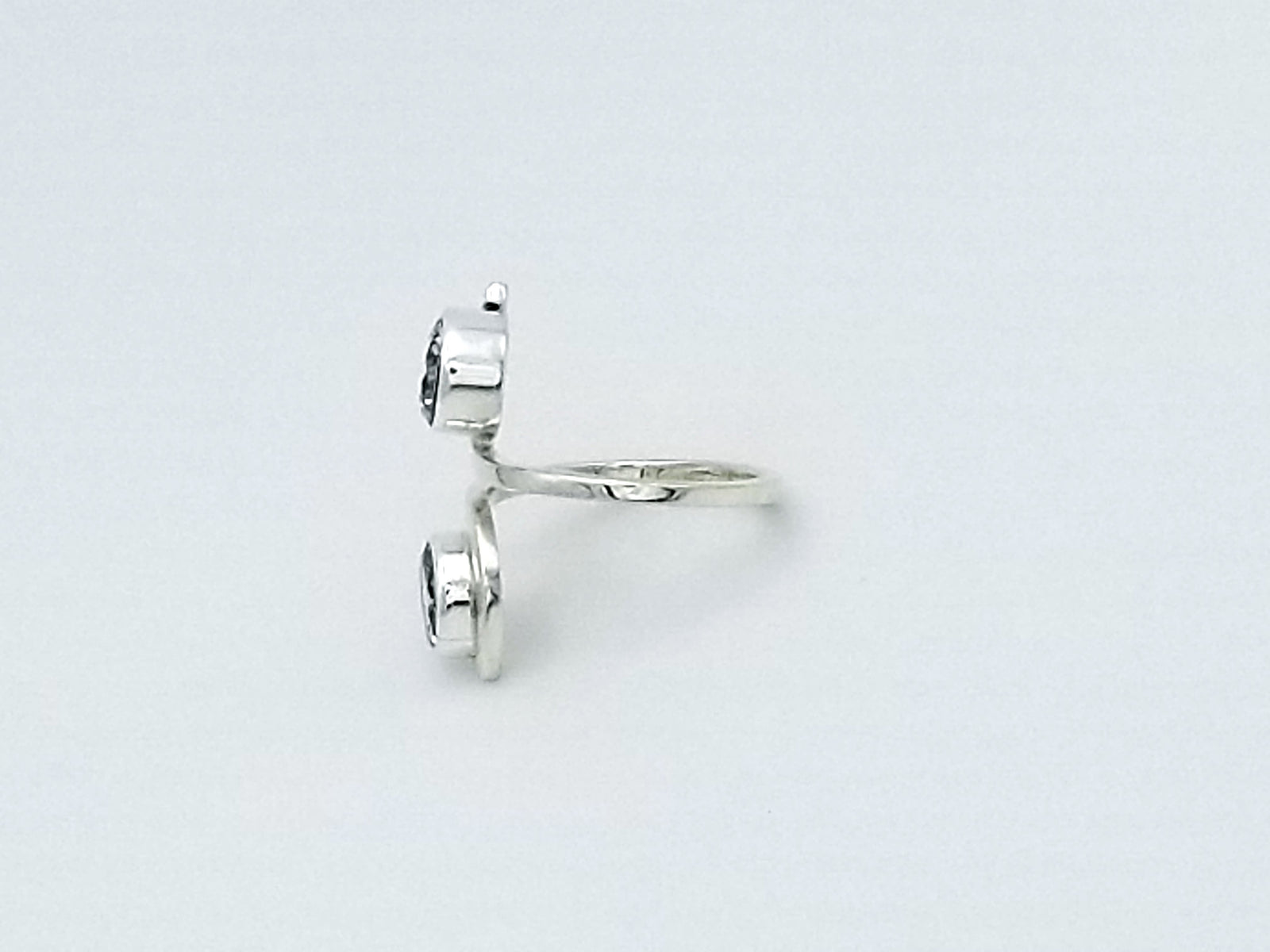 Double Purple Zirconia Ring