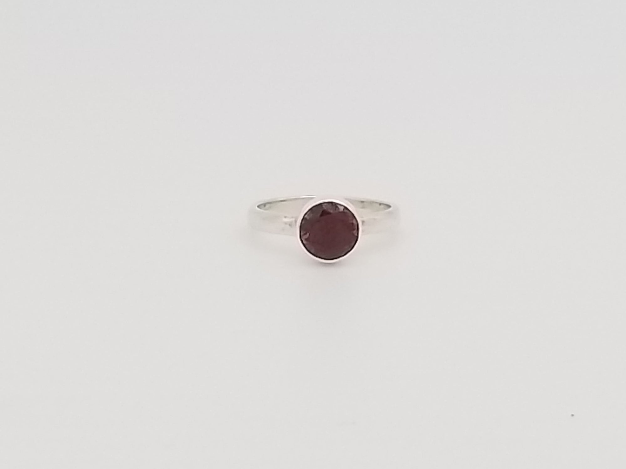 Elegant Round Color Zirconia Ring