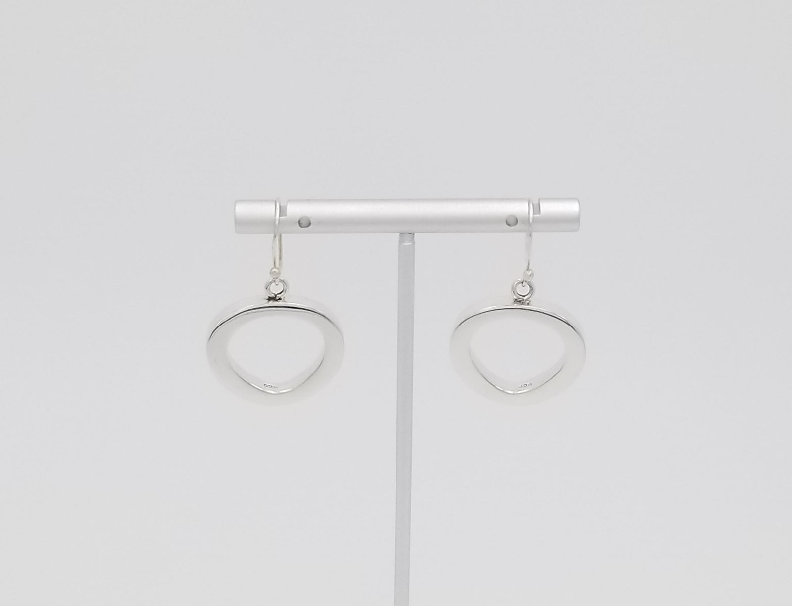 Donut Silver Earrings