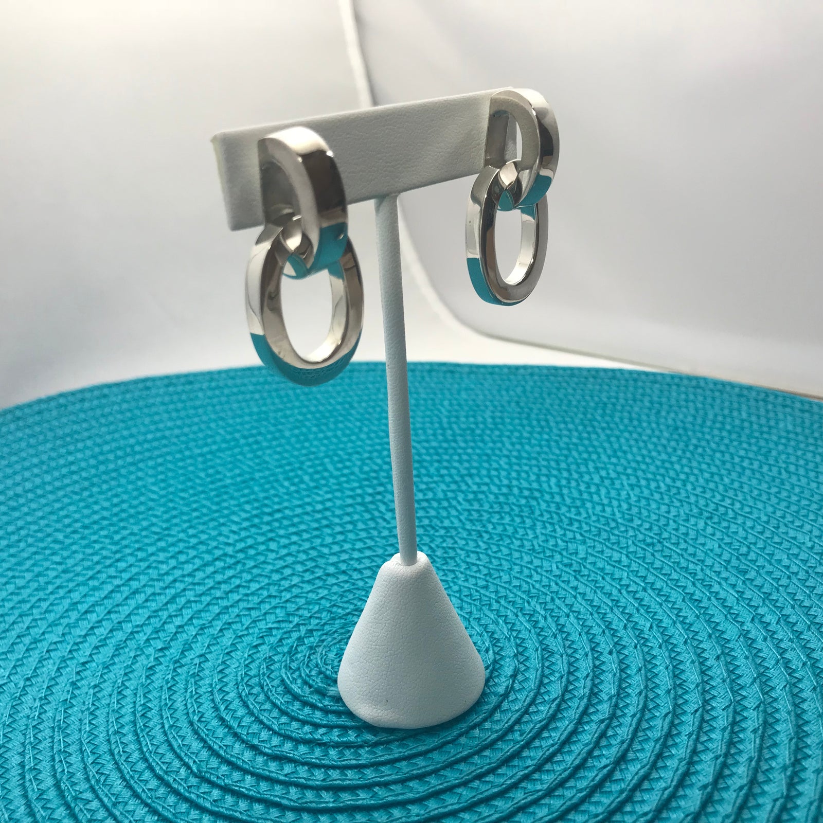 Glacious Silver Earrings