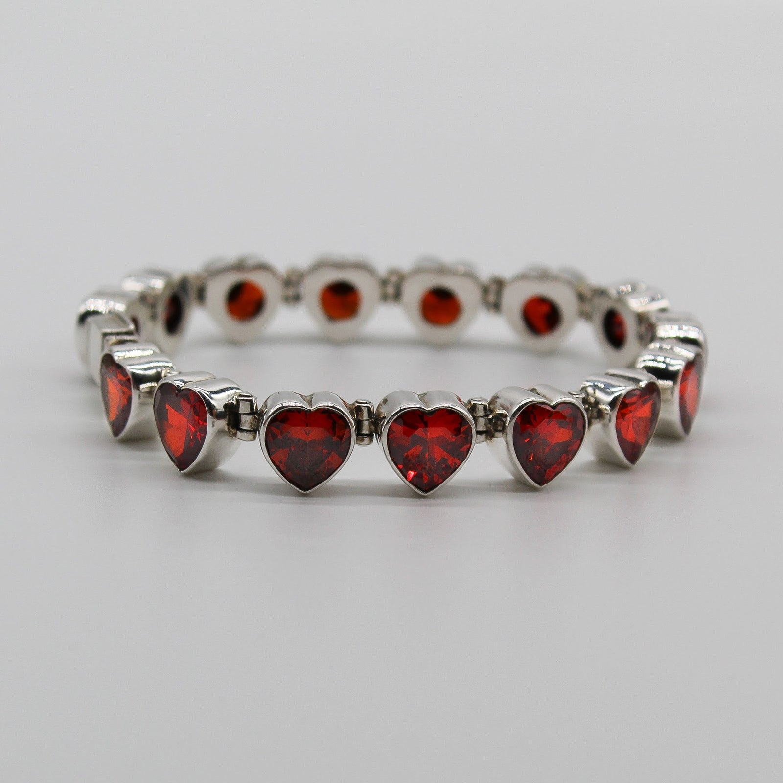 Red Heart Zirconia Bracelet