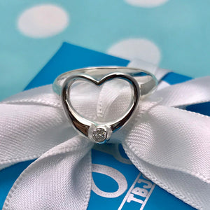 Heart and Zirconia Ring