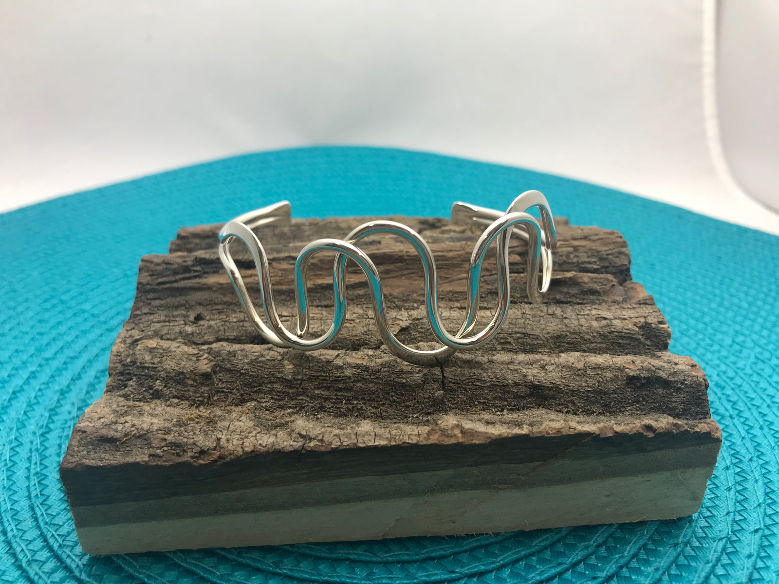 Crossing Paths Silver Bracelet