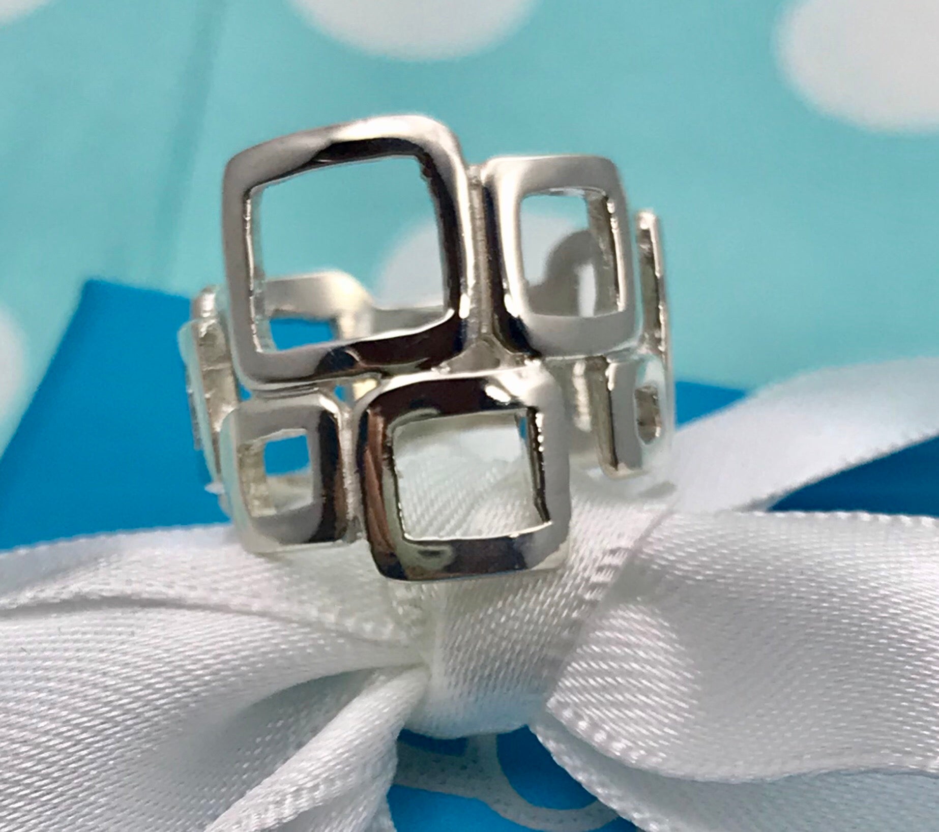 Collage Squared Ring