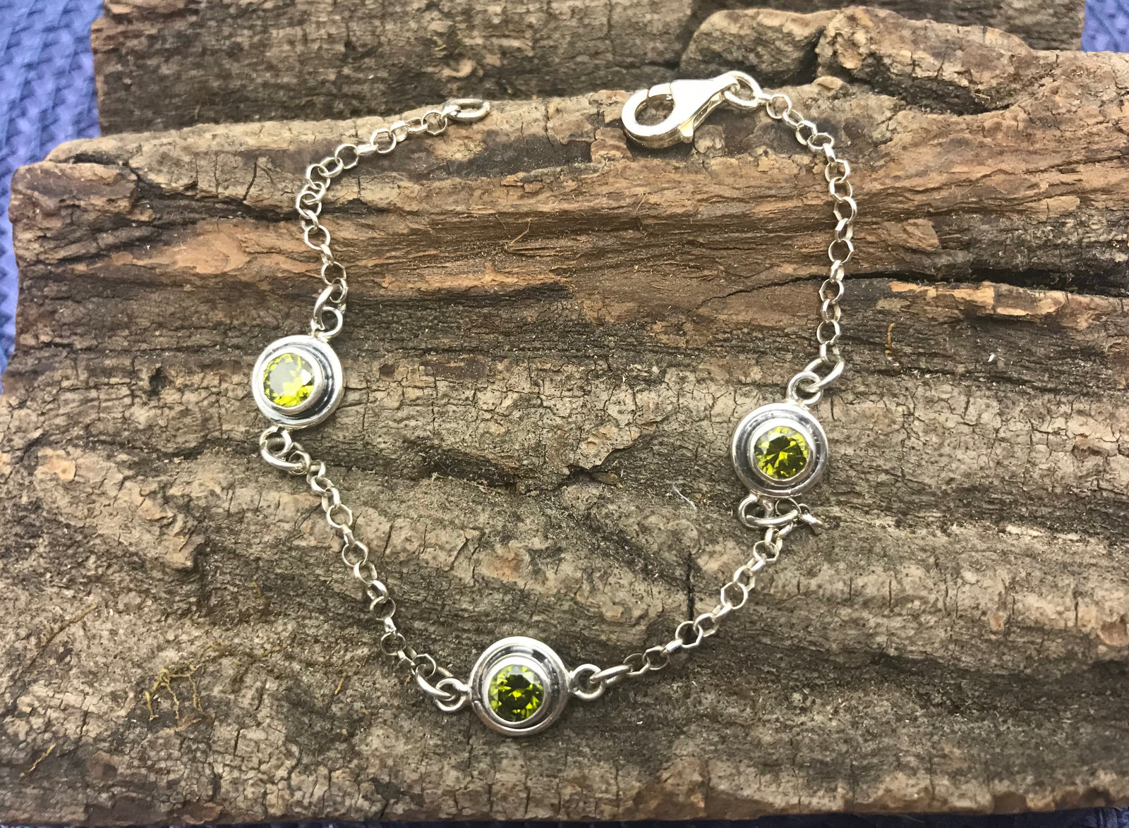 Pearls or Zirconia Stones Silver Bracelet