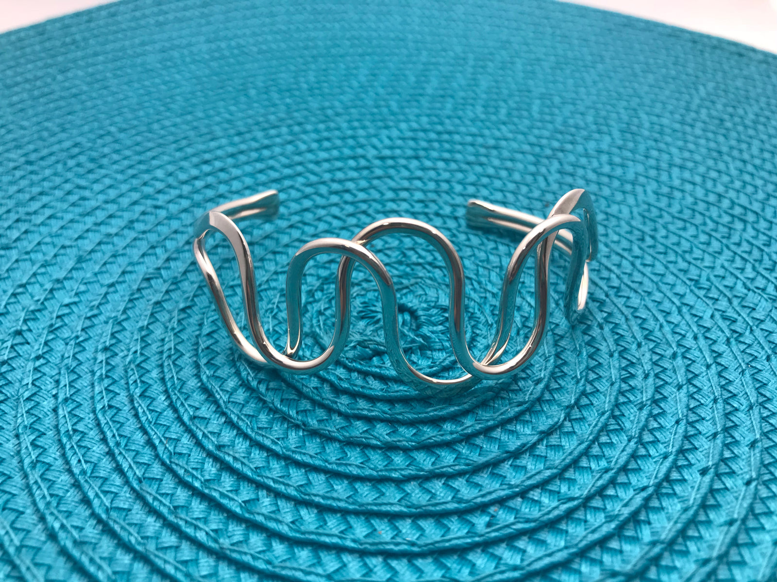 Crossing Paths Silver Bracelet