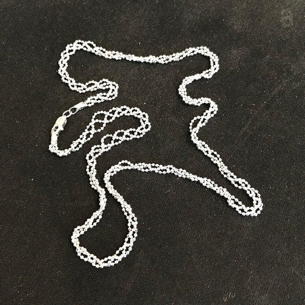 ☆TATIANA☆ Silver 925 Triple Ball Chain Necklace NZ2406 BALL CHAIN TRIPLE WRAP 436 – titleofwork
