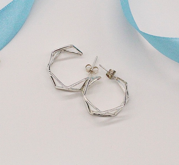 Geometric Stud Earrings