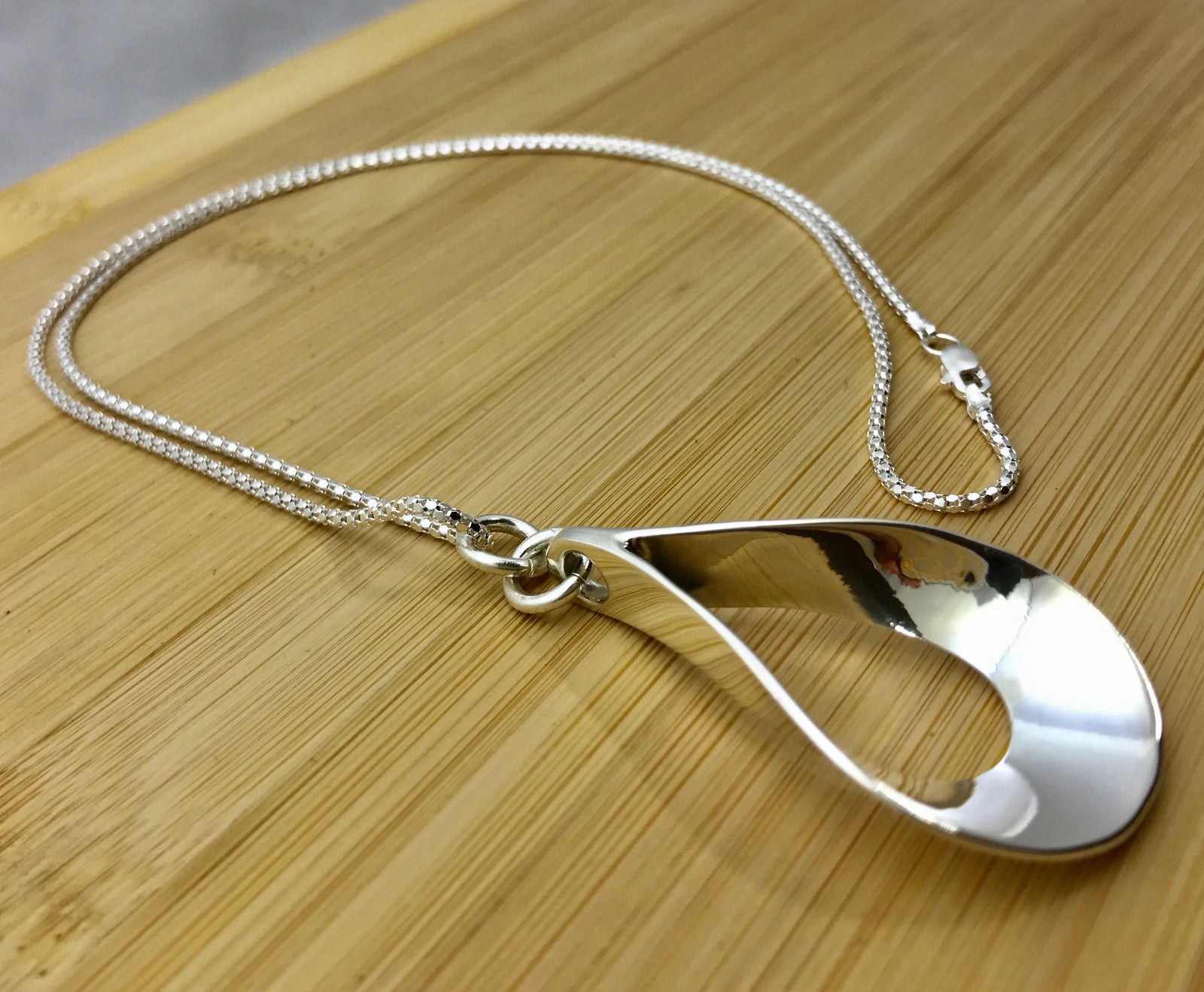 Open Drop Silver Set