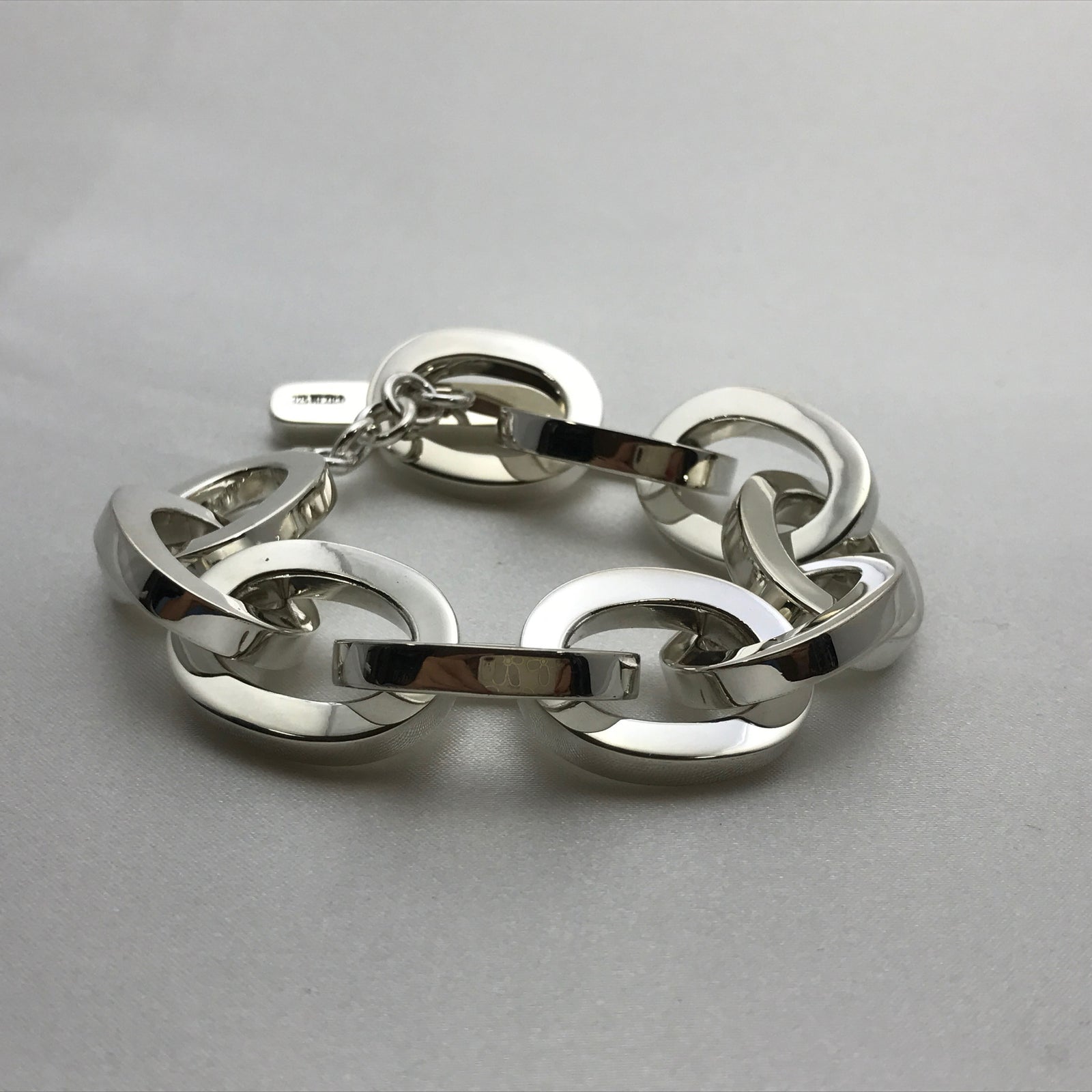 Glacious Chain Silver Bracelet