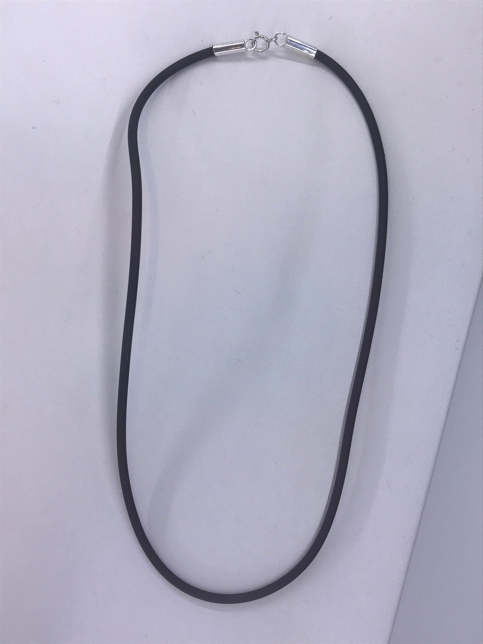 Rubber Silver Endlinks Chain