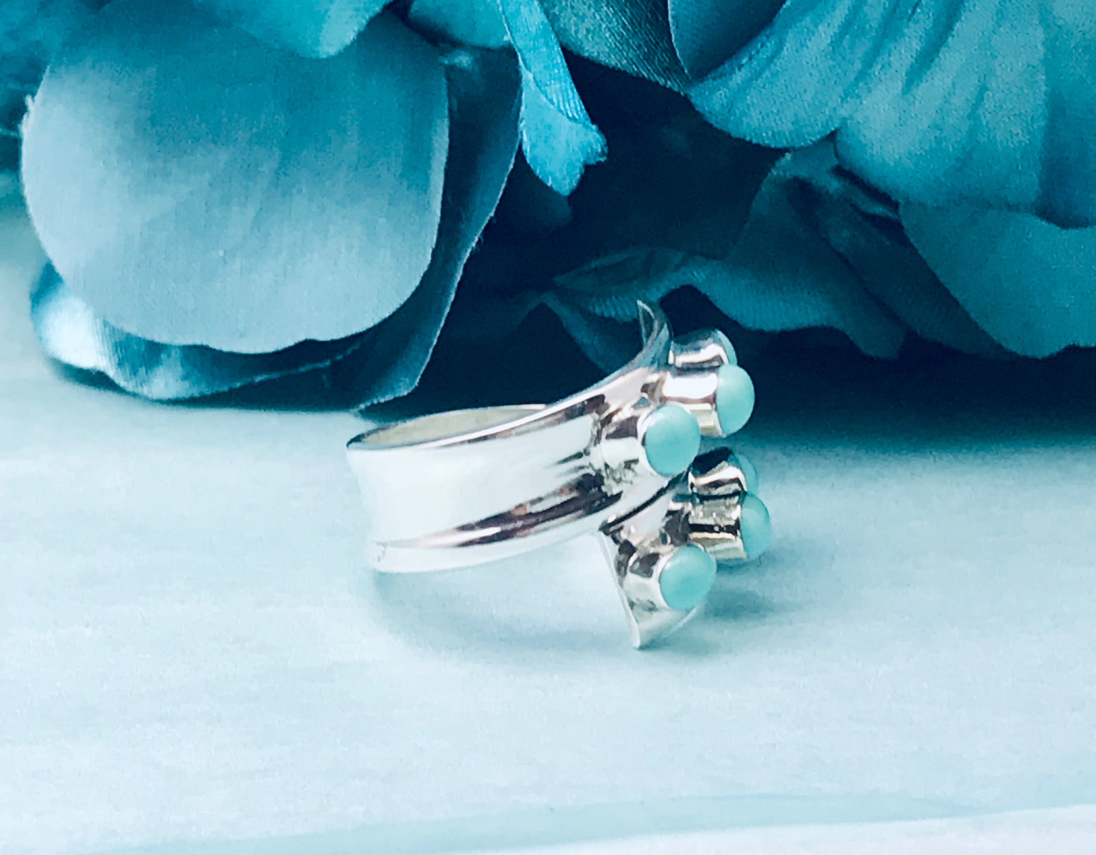 Six Stones Turquoise Ring