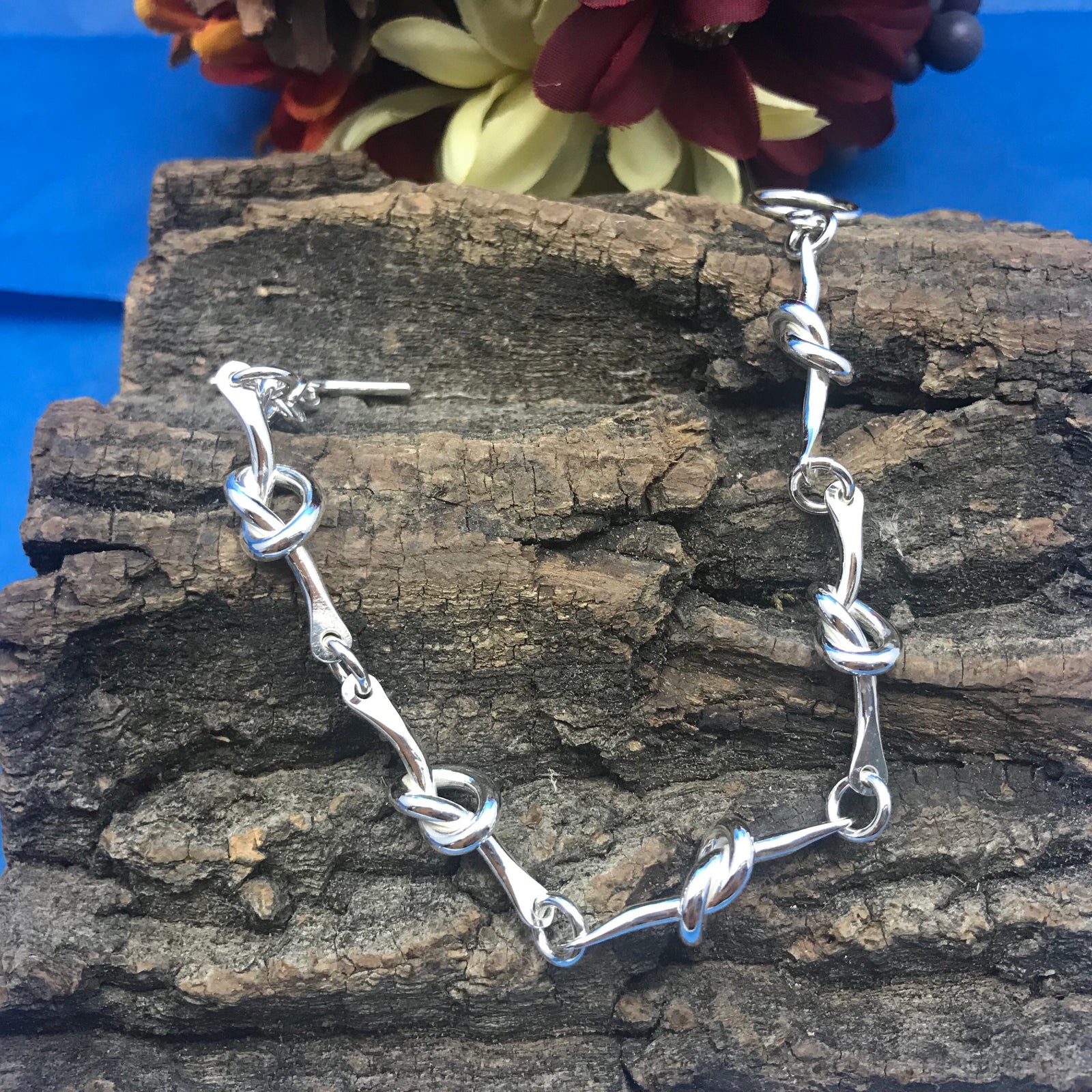 Knots Sterling Silver Bracelet