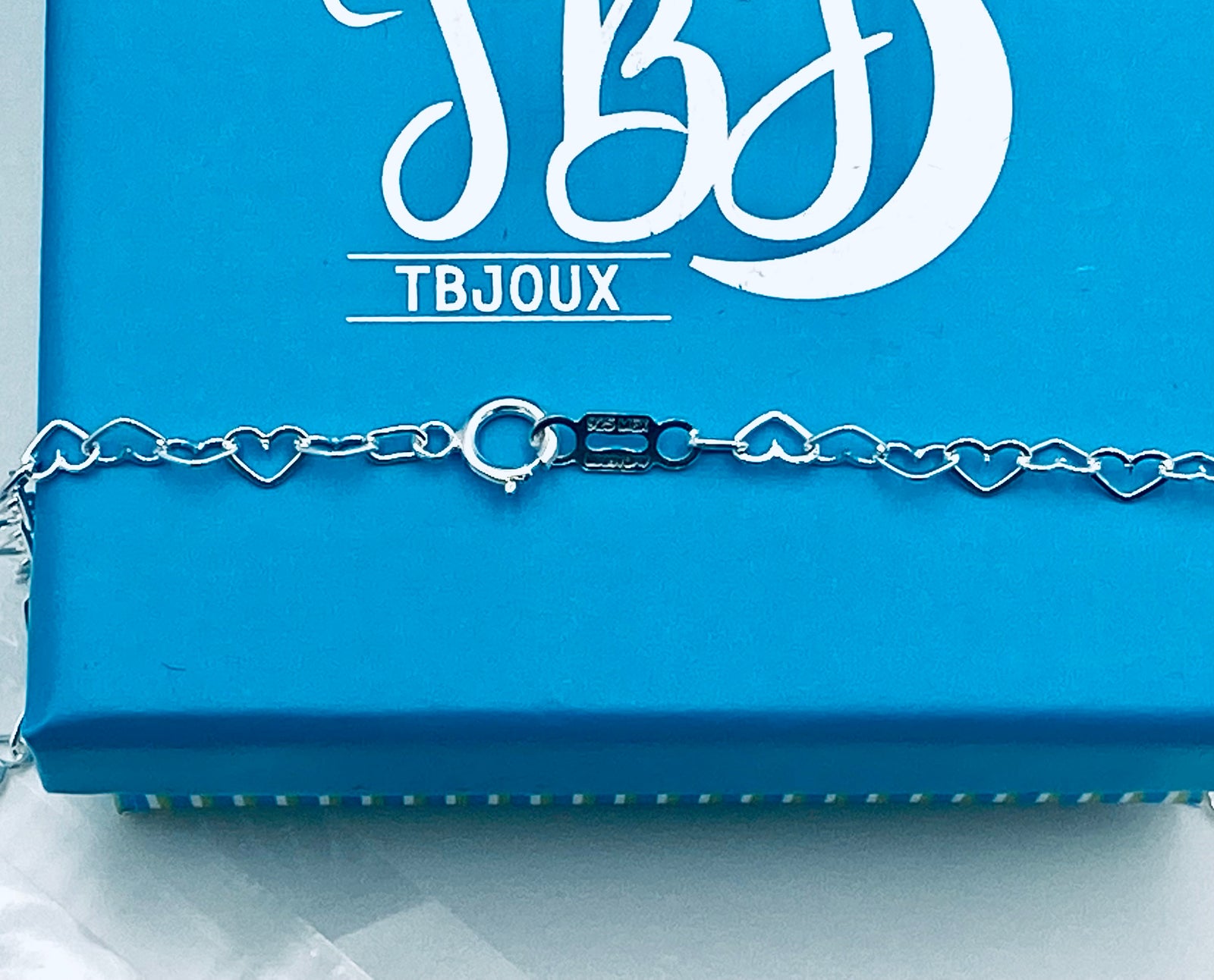 Linked Hearts Silver Chain