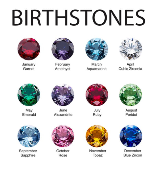 Birthstone Studs Earrings