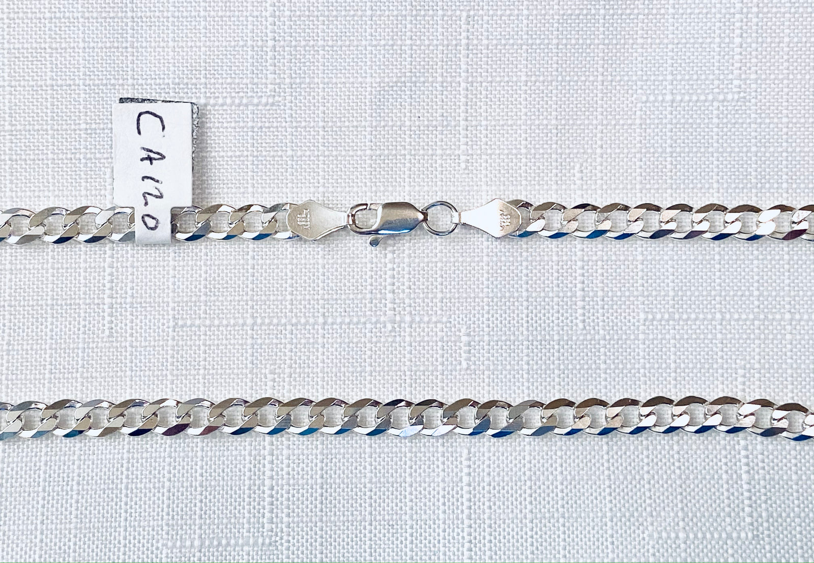 Cuban 120 Silver Chain