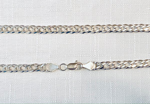 Double Link 100 Silver Chain