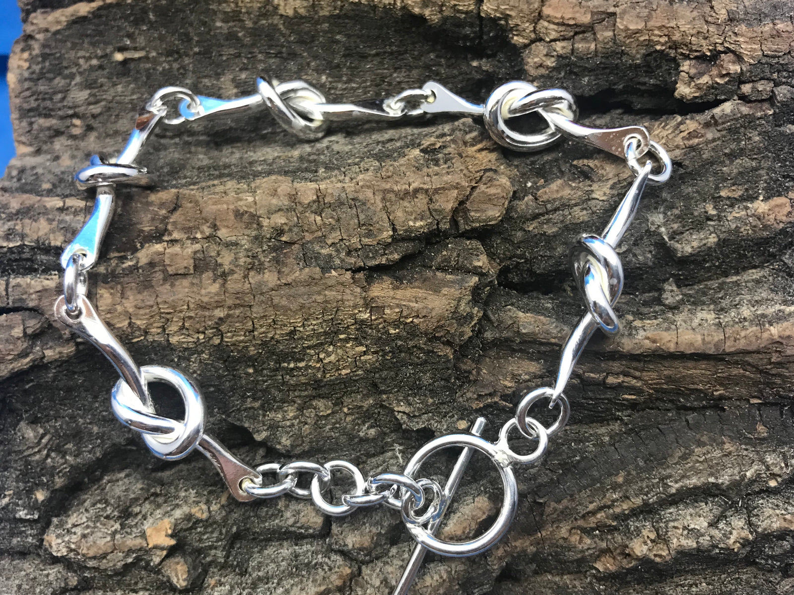 Knots Sterling Silver Bracelet