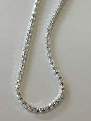 Square Shaped Link Silver Chain