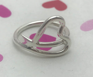 Modern Heart Ring