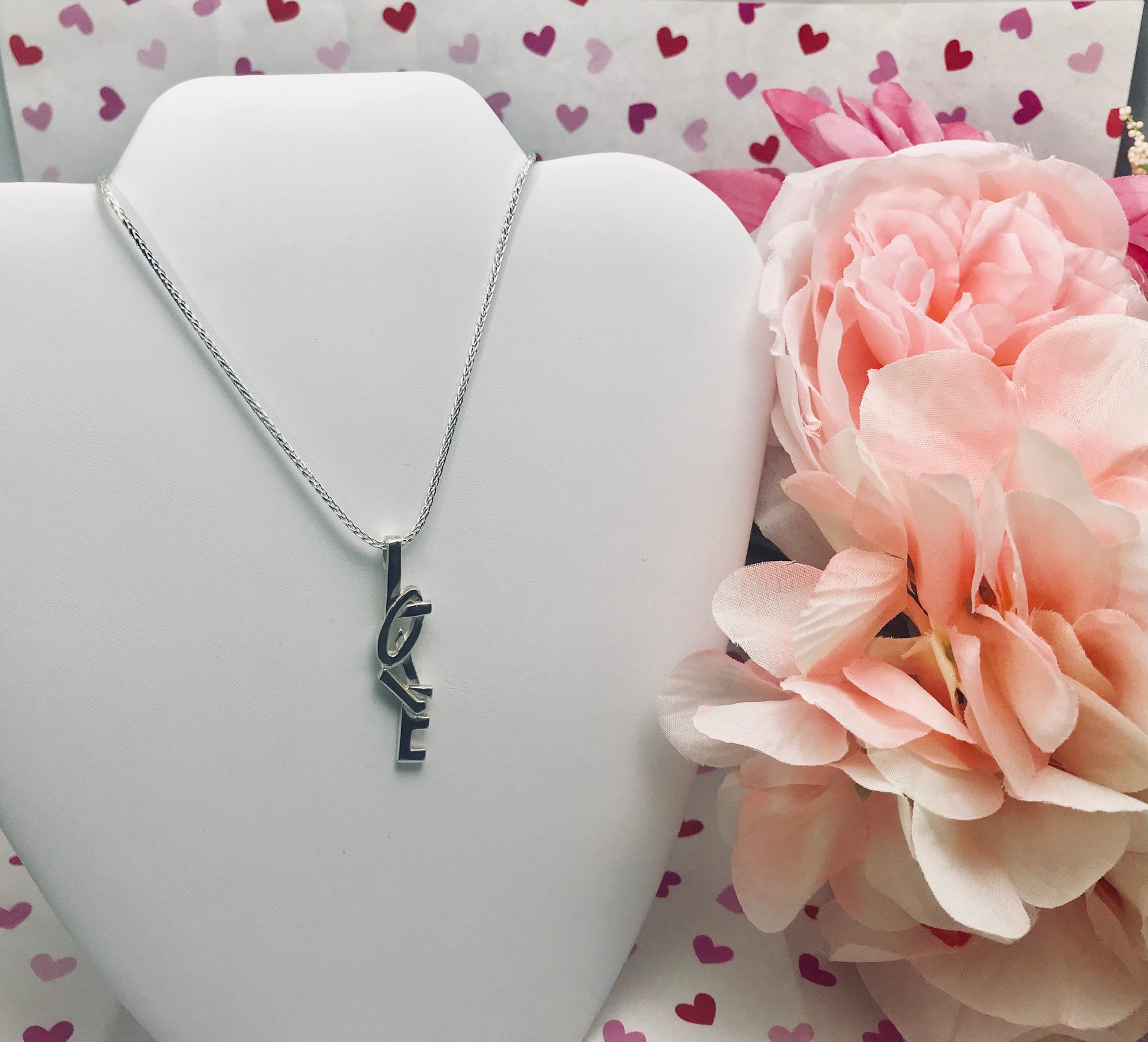 LOVE Silver Necklace