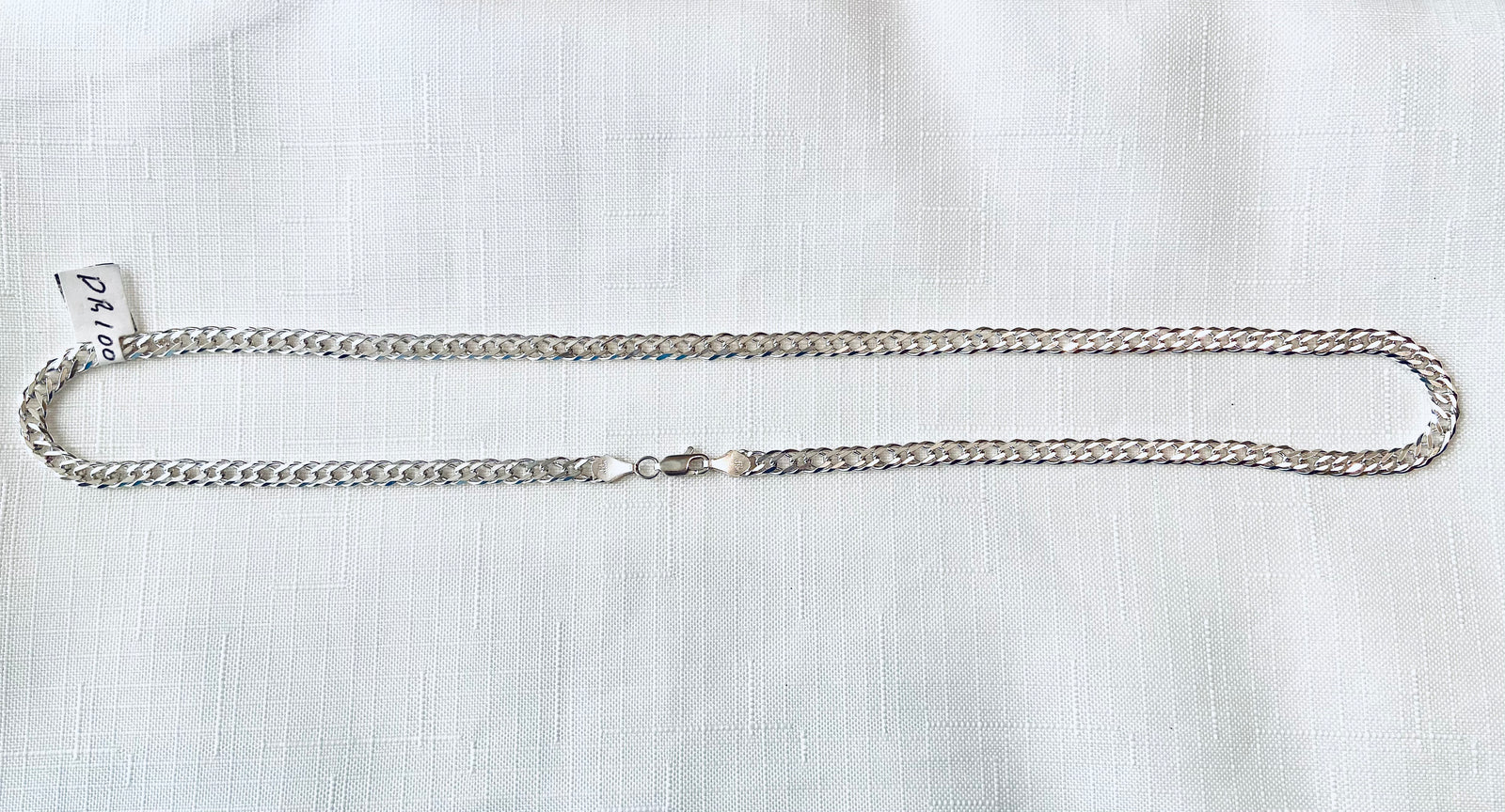 Double Link 100 Silver Chain