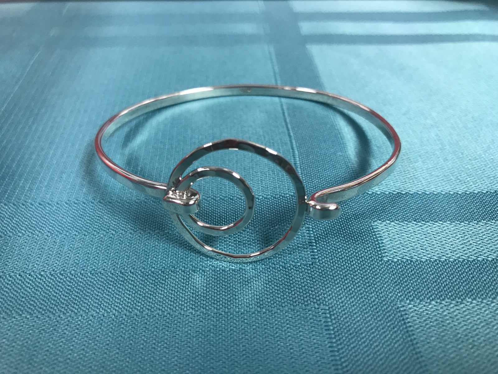 Hammered Circle Bangle