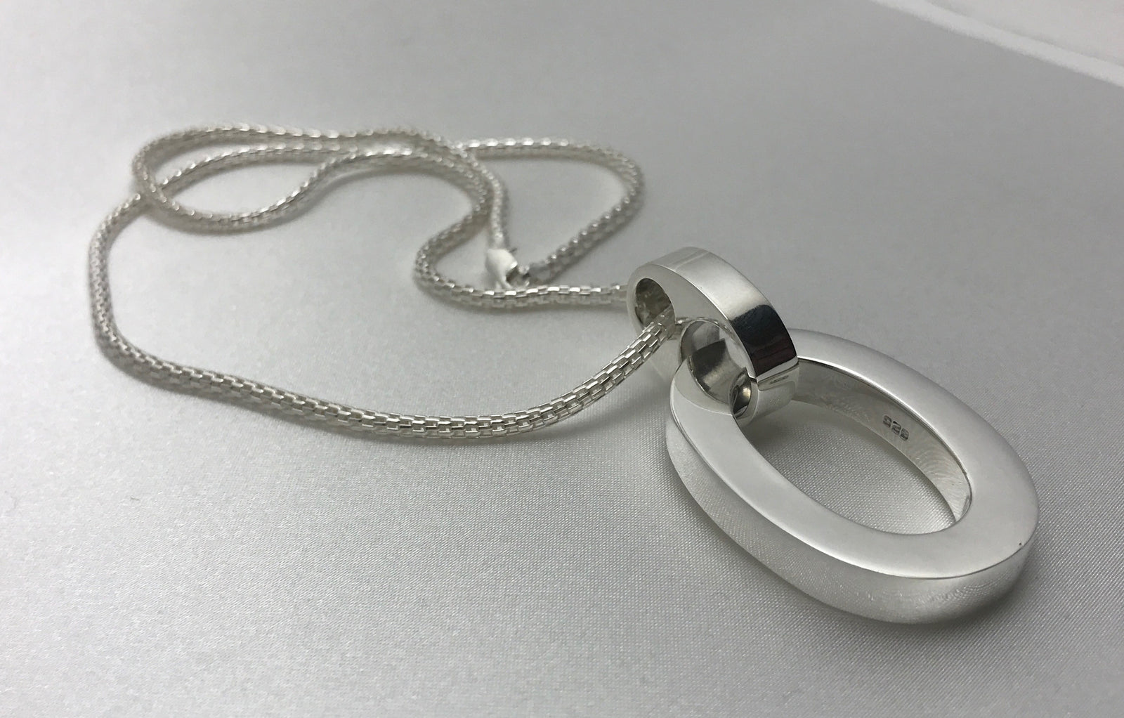 Glacious Silver Pendant