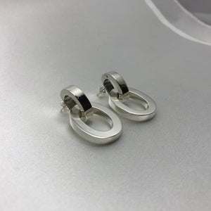 Glacious Silver Earrings