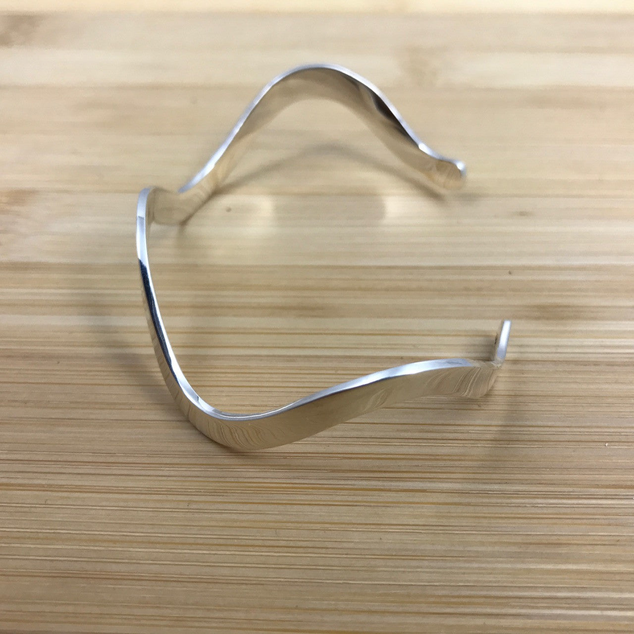 Silver Wave Cuff