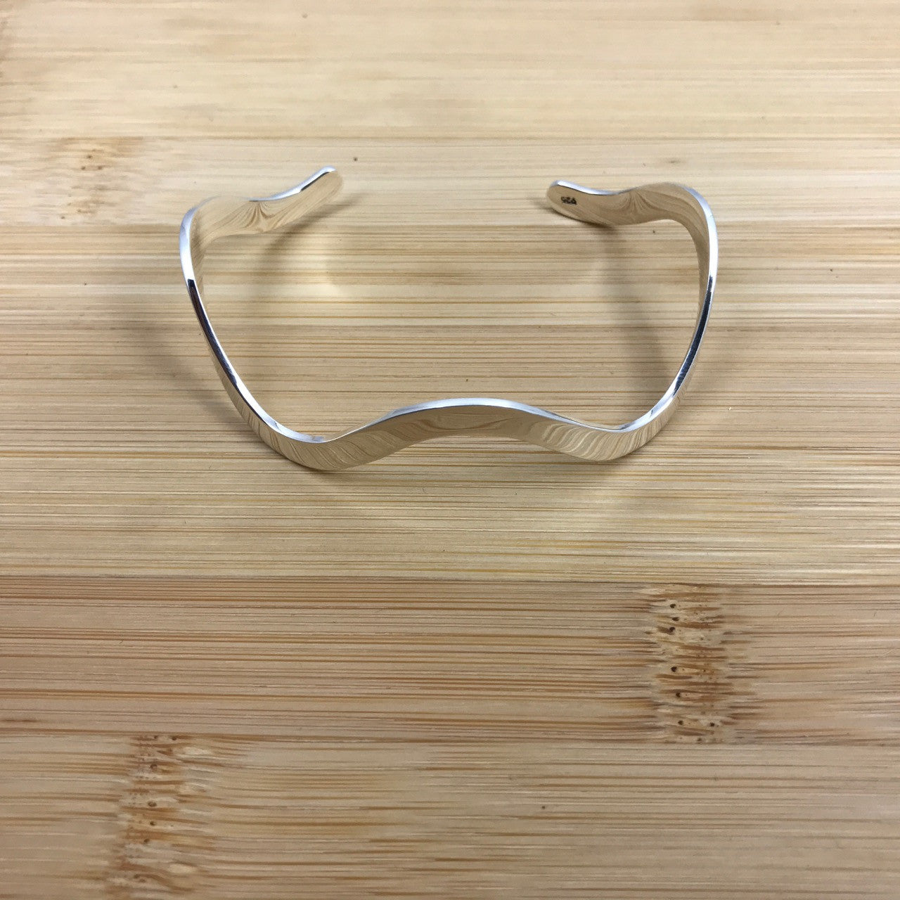 Silver Wave Cuff